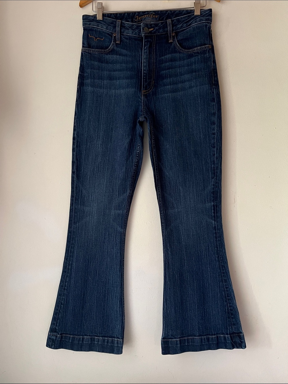 Kimes Ranch Jennifer Blue Flare Jeans Western Sz 8/30 USA Made